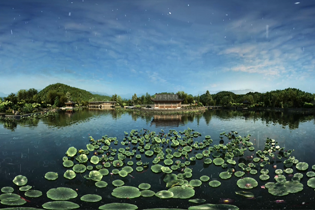 鄉(xiāng)村園林三維VR視頻