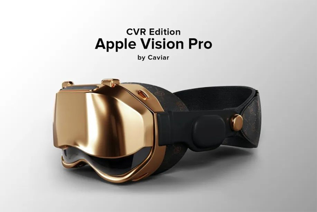 奢侈品商Caviar推出鑲金版Vision Pro：全球限量49臺(tái)
